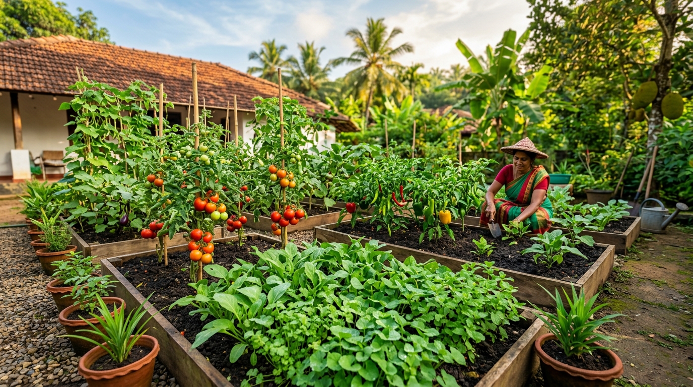 Home Gardening and Backyard Cultivation during Campus